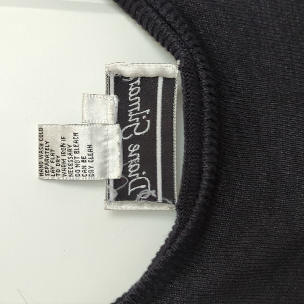 Black Silk Shell Medium Sweater - image 3